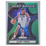 Anthony Edwards 2024-25 Panini Prizm Deep Space Green Prizm #3 - Minnesota Timberwolves Basketball Card Anthony Edwards 2024-25 Panini Prizm Deep Space Green Prizm #3 - Minnesota Timberwolves Basketball Card