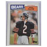 Doug Flutie Rookie 1987 Topps #45 - Chicago Bears Football Card Vintage Doug Flutie Rookie 1987 Topps #45 - Chicago Bears Football Card Vintage