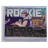J.J. McCarthy Rookie 2024 Panini Contenders Pulsar Insert #8 - Minnesota Vikings Football Card J.J. McCarthy Rookie 2024 Panini Contenders Pulsar Insert #8 - Minnesota Vikings Football Card