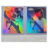 Lot of 2 Randy Moss Topps Gold Label Class 2 and Class 3 #77 - Minnesota Vikings Football Cards Lot of 2 Randy Moss Topps Gold Label Class 2 and Class 3 #77 - Minnesota Vikings Football Cards