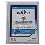 J.J. McCarthy Rated Rookie 2024 Panini Donruss Optic #235 - Minnesota Vikings Football Card J.J. McCarthy Rated Rookie 2024 Panini Donruss Optic #235 - Minnesota Vikings Football Card
