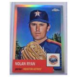 Nolan Ryan 2022 Topps Chrome Refractor #352 - Houston Astros Baseball Card Nolan Ryan 2022 Topps Chrome Refractor #352 - Houston Astros Baseball Card