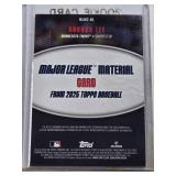 Brooks Lee 2025 Rookie Relic Topps Major League Material #MLM2-BL - Minnesota Twins Baseball Card Brooks Lee 2025 Rookie Relic Topps Major League Material #MLM2-BL - Minnesota Twins Baseball Card