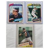 Lot of 3 Baseball Cards Featuring 1980 Steve Carlton #210, 1980 Rod Carew #700, and 1985 Nolan Ryan #760 Lot of 3 Baseball Cards Featuring 1980 Steve Carlton #210, 1980 Rod Carew #700, and 1985 Nolan Ryan #760