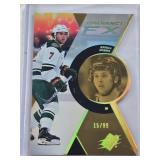 Brock Faber 2023 Upper Deck SPx Radiance FX Gold Die Cut #RFX-85 and Numbered 15/99 - Minnesota Wild Hockey Card Brock Faber 2023 Upper Deck SPx Radiance FX Gold Die Cut #RFX-85 and Numbered 15/99 - Minnesota Wild Hockey Card