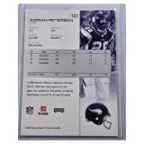 Adrian Peterson Rookie 2007 Donruss Playoff #101 - Minnesota Vikings Football Card Adrian Peterson Rookie 2007 Donruss Playoff #101 - Minnesota Vikings Football Card