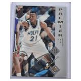 Kevin Garnett Rookie 1996 Upper Deck Premier Prospects Foil #169 - Minnesota Timberwolves Basketball Card Kevin Garnett Rookie 1996 Upper Deck Premier Prospects Foil #169 - Minnesota Timberwolves Basketball Card