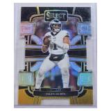 Jalen Hurts 2023 Panini Select Concourse Holo Die Cut Prizm #79 - Philadelphia Eagles Football Card Jalen Hurts 2023 Panini Select Concourse Holo Die Cut Prizm #79 - Philadelphia Eagles Football Card