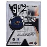 Kirill Kaprizov 2023-24 Upper Deck SPx Radiance FX Blue Die Cut #RFX-50 and Numbered 2/299 - Minnesota Wild Hockey Card Kirill Kaprizov 2023-24 Upper Deck SPx Radiance FX Blue Die Cut #RFX-50 and Numbered 2/299 - Minnesota Wild Hockey Card