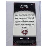 Byron Buxton Mini Rookie 2015 Topps Chrome Refractor Insert #PP-1 - Minnesota Twins Baseball Card Byron Buxton Mini Rookie 2015 Topps Chrome Refractor Insert #PP-1 - Minnesota Twins Baseball Card