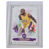 LeBron James 2024 Topps Motif Gallery Certification Thick Stock #1 - Los Angeles Basketball Card LeBron James 2024 Topps Motif Gallery Certification Thick Stock #1 - Los Angeles Basketball Card