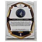 Karl-Anthony Towns 2018-19 Panini Select Silver Holo Prizm #170 - Minnesota Timberwolves Basketball Card Karl-Anthony Towns 2018-19 Panini Select Silver Holo Prizm #170 - Minnesota Timberwolves Basketball Card