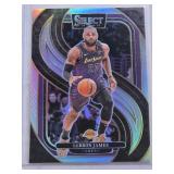 LeBron James 2024-25 Panini Select Silver Holo Prizm #111 - Los Angeles Lakers Basketball Card LeBron James 2024-25 Panini Select Silver Holo Prizm #111 - Los Angeles Lakers Basketball Card