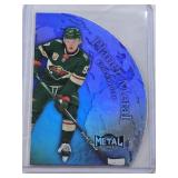 Kirill Kaprizov 2021-22 Skybox Metal Universe Planet Metal Foil Die Cut #PM-6 - Minnesota Wild Hockey Card Kirill Kaprizov 2021-22 Skybox Metal Universe Planet Metal Foil Die Cut #PM-6 - Minnesota Wild Hockey Card