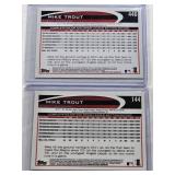 Lot of 2 Mike Trout Baseball Cards Including Topps Base #446 and Topps Chrome #144 Lot of 2 Mike Trout Baseball Cards Including Topps Base #446 and Topps Chrome #144