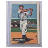 Sam Chapman 1951 Bowman #9 - Philadelphia Athletics Vintage Baseball Card Sam Chapman 1951 Bowman #9 - Philadelphia Athletics Vintage Baseball Card