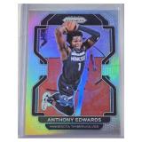Anthony Edwards 2021-22 Panini Prizm Silver Holo #37 - Minnesota Timberwolves Basketball Card Anthony Edwards 2021-22 Panini Prizm Silver Holo #37 - Minnesota Timberwolves Basketball Card