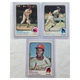 Lot of 3 Vintage 1973 Topps Baseball Cards Featuring Jim Kaat #530, Brooks Robinson #90, and Bob Gibson #190 Lot of 3 Vintage 1973 Topps Baseball Cards Featuring Jim Kaat #530, Brooks Robinson #90, and Bob Gibson #190