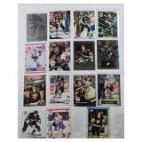 Lot of 15 Mario Lemieux Hockey Cards Featuring Upper Deck, Pro Set, and Score Brands with Various Designs and Years Lot of 15 Mario Lemieux Hockey Cards Featuring Upper Deck, Pro Set, and Score Brands with Various Designs and Years