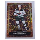 Kirill Kaprizov 2022-23 O-Pee-Chee Platinum Hot Magma Refractor #3 and Numbered 448/499 - Minnesota Wild Hockey Card Kirill Kaprizov 2022-23 O-Pee-Chee Platinum Hot Magma Refractor #3 and Numbered 448/499 - Minnesota Wild Hockey Card