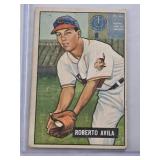 Bobby Avila 1951 Bowman #188 - Cleveland Indians Vintage Baseball Card Bobby Avila 1951 Bowman #188 - Cleveland Indians Vintage Baseball Card
