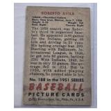 Bobby Avila 1951 Bowman #188 - Cleveland Indians Vintage Baseball Card Bobby Avila 1951 Bowman #188 - Cleveland Indians Vintage Baseball Card