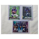 Lot of 3 Minnesota Vikings Football Cards Featuring Stefon Diggs, Alexander Mattison, and Dalvin Cook & Justin Jefferson Thunder and Lightning Lot of 3 Minnesota Vikings Football Cards Featuring Stefon Diggs, Alexander Mattison, and Dalvin Cook & Justin Jefferson Thunder and Lightning