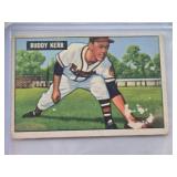 Buddy Kerr 1951 Bowman #171 - Boston Braves Vintage Baseball Card Buddy Kerr 1951 Bowman #171 - Boston Braves Vintage Baseball Card
