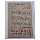 Buddy Kerr 1951 Bowman #171 - Boston Braves Vintage Baseball Card Buddy Kerr 1951 Bowman #171 - Boston Braves Vintage Baseball Card