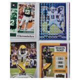 Lot of 19 Football Cards Featuring Players like Lamar Jackson, Deandre Hopkins, Allen, Diggs, Micah Parsons, Joe Namath,Tua Tagovailoa and More Lot of 19 Football Cards Featuring Players like Lamar Jackson, Deandre Hopkins, Allen, Diggs, Micah Parsons, Joe Namath,Tua Tagovailoa and More