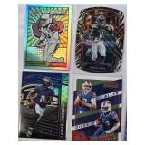 Lot of 19 Football Cards Featuring Players like Lamar Jackson, Deandre Hopkins, Allen, Diggs, Micah Parsons, Joe Namath,Tua Tagovailoa and More Lot of 19 Football Cards Featuring Players like Lamar Jackson, Deandre Hopkins, Allen, Diggs, Micah Parsons, Joe Namath,Tua Tagovailoa and More