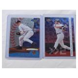 Lot of 2 Derek Jeter Topps Finest Baseball Cards 2000 & 2002 Lot of 2 Derek Jeter Topps Finest Baseball Cards 2000 & 2002