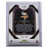 Will Reichard Rookie 2024 Panini Select Wave Refractor Prizm #300 and Numbered 132/149 - Minnesota Vikings Football Card Will Reichard Rookie 2024 Panini Select Wave Refractor Prizm #300 and Numbered 132/149 - Minnesota Vikings Football Card