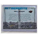 Kirill Kaprizov Rookie 2020-21 Metal Universe Net Deposits Insert #ND-1 - Minnesota Wild Hockey Card Kirill Kaprizov Rookie 2020-21 Metal Universe Net Deposits Insert #ND-1 - Minnesota Wild Hockey Card