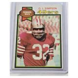 O.J. Simpson 1979 Topps #170 - San Francisco 49ers Vintage Football Card O.J. Simpson 1979 Topps #170 - San Francisco 49ers Vintage Football Card