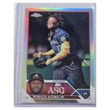 Ronald Acuna Jr. 2023 Topps Chrome ASG Refractor #ASGC-7 - Atlanta Braves Baseball Card Ronald Acuna Jr. 2023 Topps Chrome ASG Refractor #ASGC-7 - Atlanta Braves Baseball Card