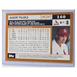 Albert Pujols 2001 Topps Rookie Cup #160 - St. Louis Cardinals Baseball Card Albert Pujols 2001 Topps Rookie Cup #160 - St. Louis Cardinals Baseball Card
