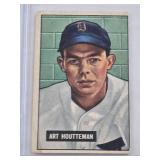 Art Houtteman 1951 Bowman #45 - Detroit Tigers Vintage Baseball Card Art Houtteman 1951 Bowman #45 - Detroit Tigers Vintage Baseball Card