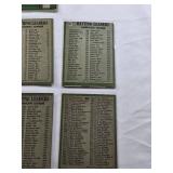 Lot of 9 Vintage Baseball Cards From the 1960 Lot of 9 Vintage Baseball Cards From the 1960