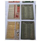 Lot of 9 Vintage Baseball Cards From the 1960 Lot of 9 Vintage Baseball Cards From the 1960