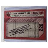 Ken Griffey Jr. Rookie 1989 Bowman #220 - Seattle Mariners Baseball Card Ken Griffey Jr. Rookie 1989 Bowman #220 - Seattle Mariners Baseball Card