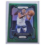 Anthony Edwards 2023-24 Panini Prizm Green Prizm #108 - Minnesota Timberwolves Basketball Card Anthony Edwards 2023-24 Panini Prizm Green Prizm #108 - Minnesota Timberwolves Basketball Card