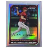 Randy Johnson 2008 Bowman Chrome Refractor #175 - Arizona Diamondbacks Baseball Card Randy Johnson 2008 Bowman Chrome Refractor #175 - Arizona Diamondbacks Baseball Card