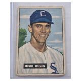 Howie Judson 1951 Bowman #123 - Chicago White Sox Vintage Baseball Card Howie Judson 1951 Bowman #123 - Chicago White Sox Vintage Baseball Card