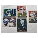 Lot of 5 Barry Sanders Football Cards Featuring Upper Deck, Fleer Flair and Pacific Brands Lot of 5 Barry Sanders Football Cards Featuring Upper Deck, Fleer Flair and Pacific Brands