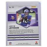 Justin Jefferson 2021 Panini Mosaic Prizm Disco SP #132 - Minnesota Vikings Football Card Justin Jefferson 2021 Panini Mosaic Prizm Disco SP #132 - Minnesota Vikings Football Card