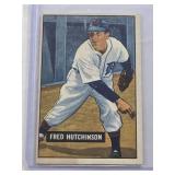 Fred Hutchinson 1951 Bowman #141 - Detroit Tigers Vintage Baseball Card Fred Hutchinson 1951 Bowman #141 - Detroit Tigers Vintage Baseball Card
