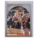 Mark Jackson 1990 NBA Hoops #205 with Menendez Brothers in the Background - New York Knicks Basketball Card Mark Jackson 1990 NBA Hoops #205 with Menendez Brothers in the Background - New York Knicks Basketball Card
