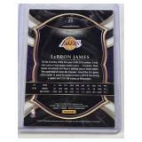 LeBron James 2020-21 Panini Select Blue Prizm #23 - Los Angeles Lakers Basketball Card LeBron James 2020-21 Panini Select Blue Prizm #23 - Los Angeles Lakers Basketball Card