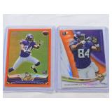 Lot of 2 Cordarrelle Patterson Rook Refractors  Topps Chrome and Topps Platinum Lot of 2 Cordarrelle Patterson Rook Refractors  Topps Chrome and Topps Platinum